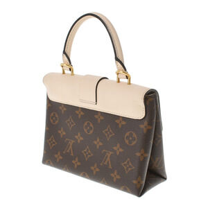 Louis Vuitton Locky Creme Canvas Bag Monogram